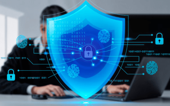 Network security illustration